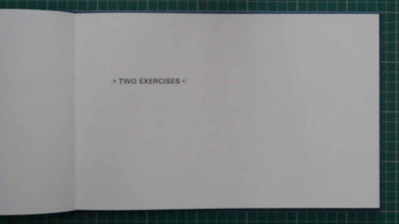 TWO EXERCISES